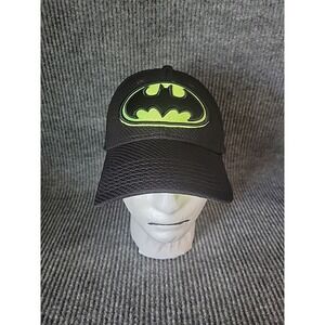 Batman Hat Baseball Cap DC Comics Official Merch - Color Black One Size Fits All